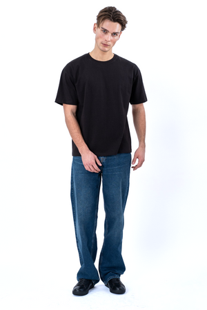 T-shirt boxy - Noir