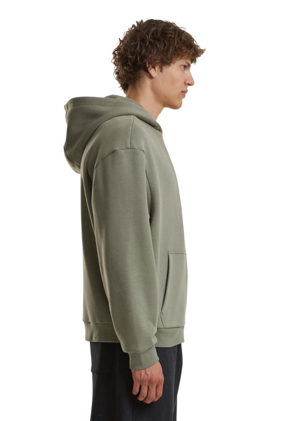 Everyday Zip Hoodie - Pale Olive