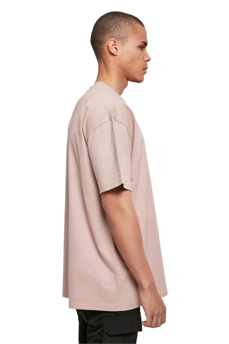 Lourd Oversized T-shirt - Rose crépusculaire
