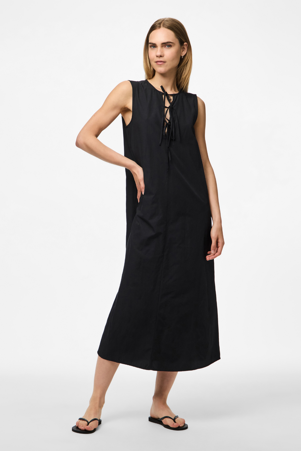 Jenna Tie Robe - Black