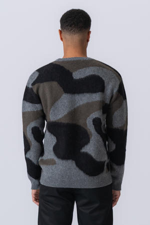 Sebastian Crew Neck Trime - Castlerock Mela