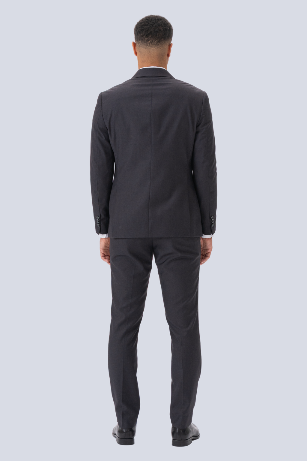 Premium Costume à double poitrine (noir)