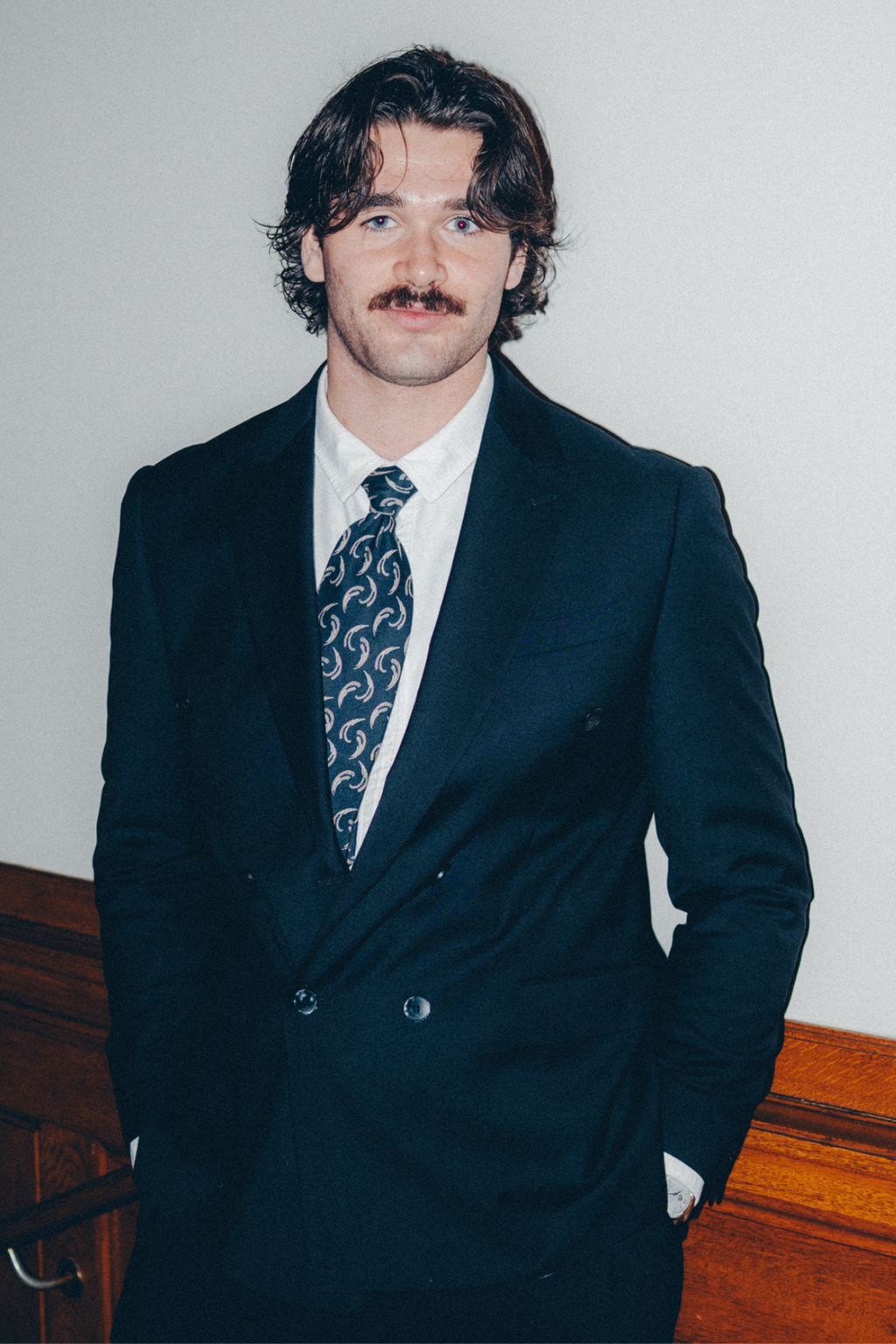 Premium Blazer à double poitrine - noir