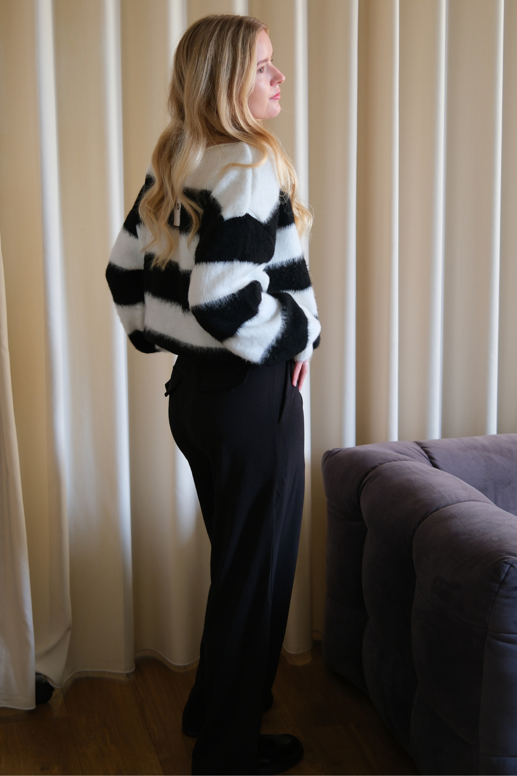 Emma Pants Lâche - noir