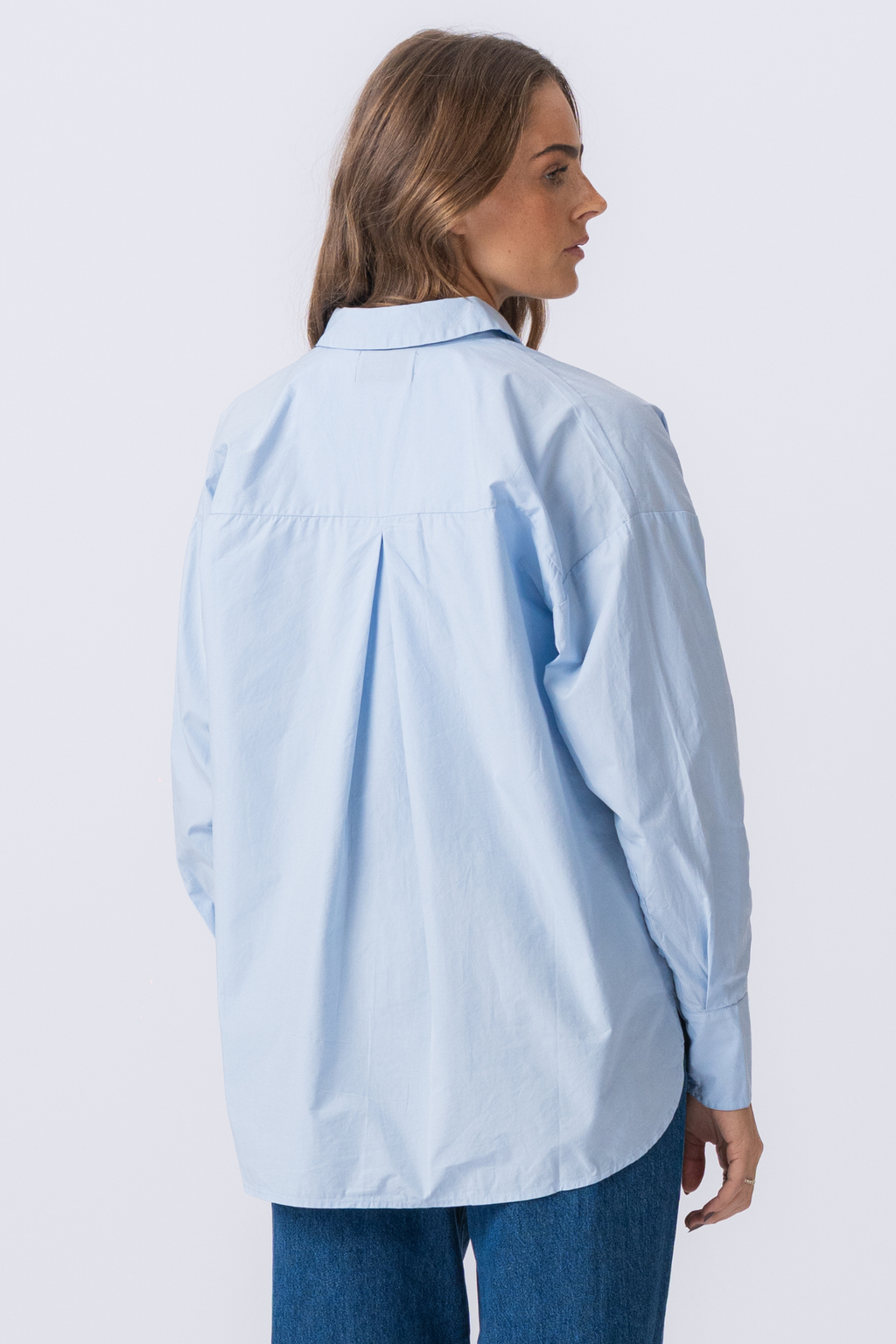 Chemise détendue - bleu clair