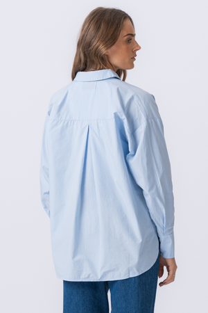 Chemise détendue - bleu clair