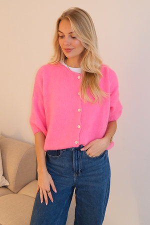 Tricot à manches courtes Mary - Rose bébé