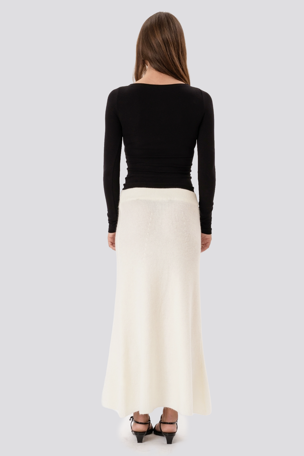 Jupe en tricot Nova - Blanc