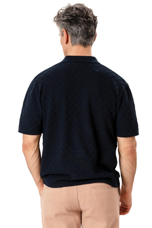 Polo en tricot Darin - Marine