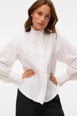Fanni Ruffel Top - Blanche-Neige