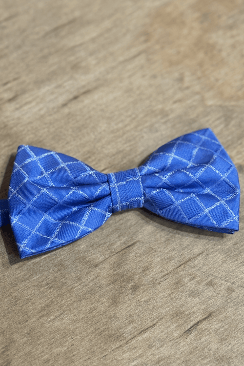 Bowtie - Checkered Blue