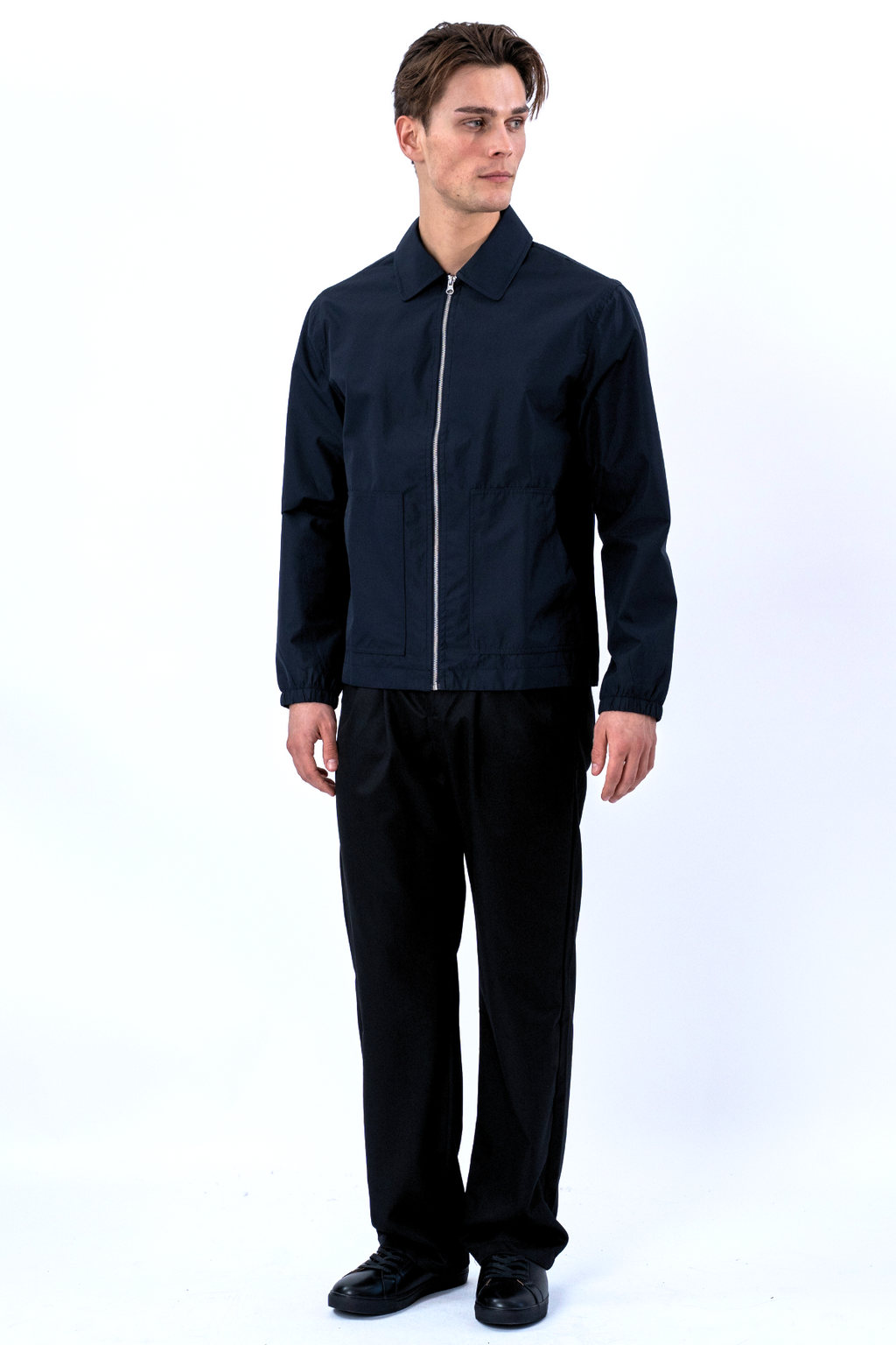 Veste courte zippée - Marine