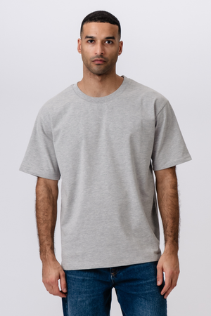T-shirt Heavy Boxfit - Gris Foncé