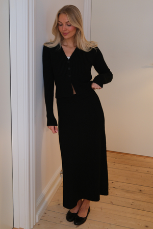 Jupe en tricot Nova - Noir