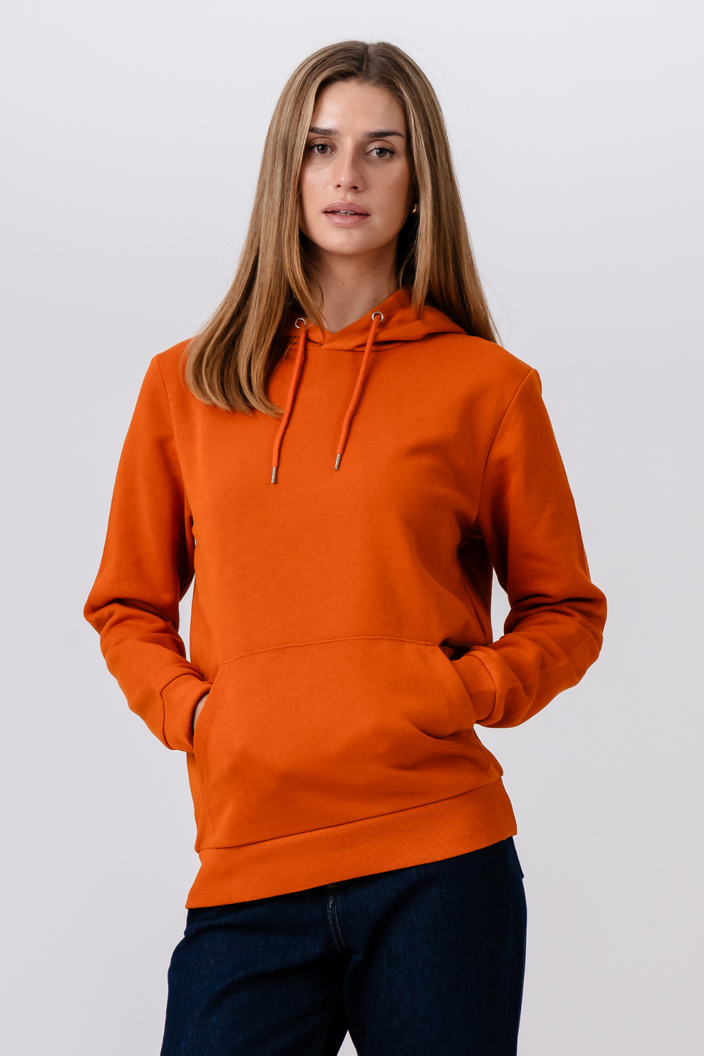Sweat à capuche de sueur de petit ami - orange