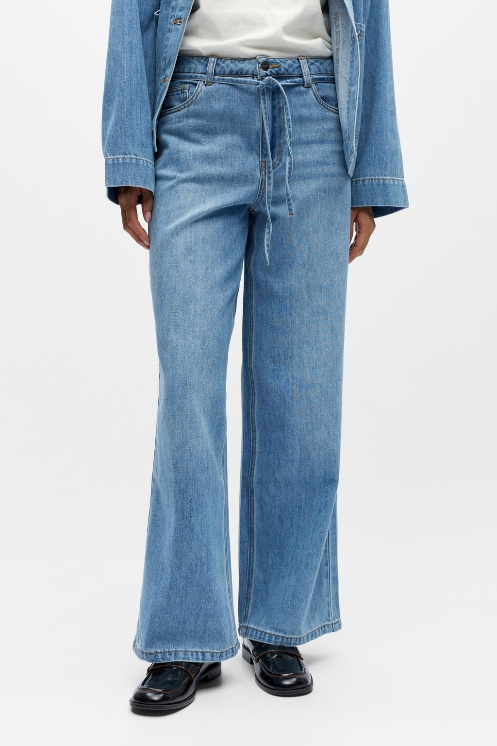 Jean large Rosie - Denim bleu clair