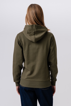 Basic Hoodie zip - Armée