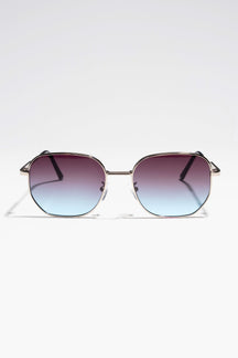 Zaza Sunglasses - Silver/Blue