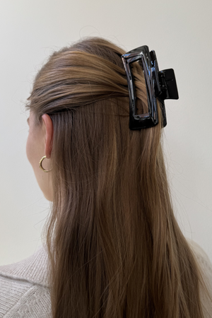 Clip à cheveux Luna - noir