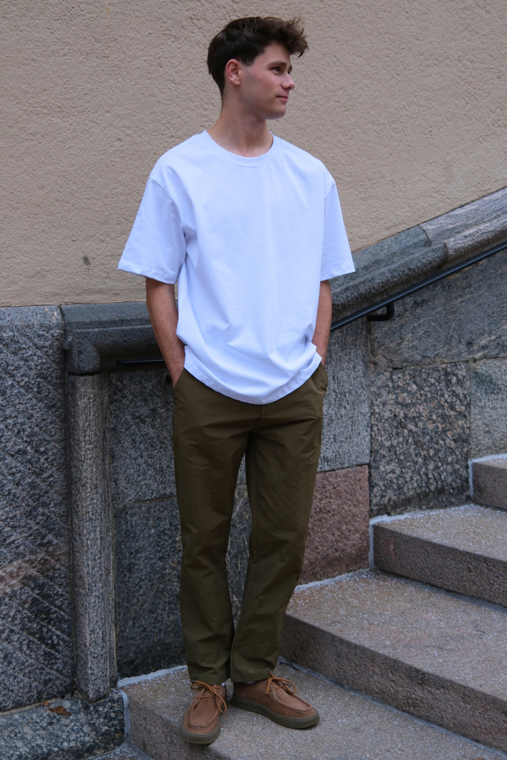 T-shirt Heavy Boxfit - Blanc