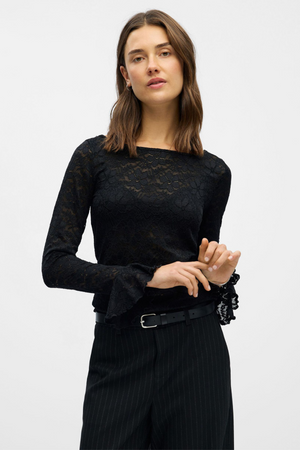 Ines Sli Top -  Black