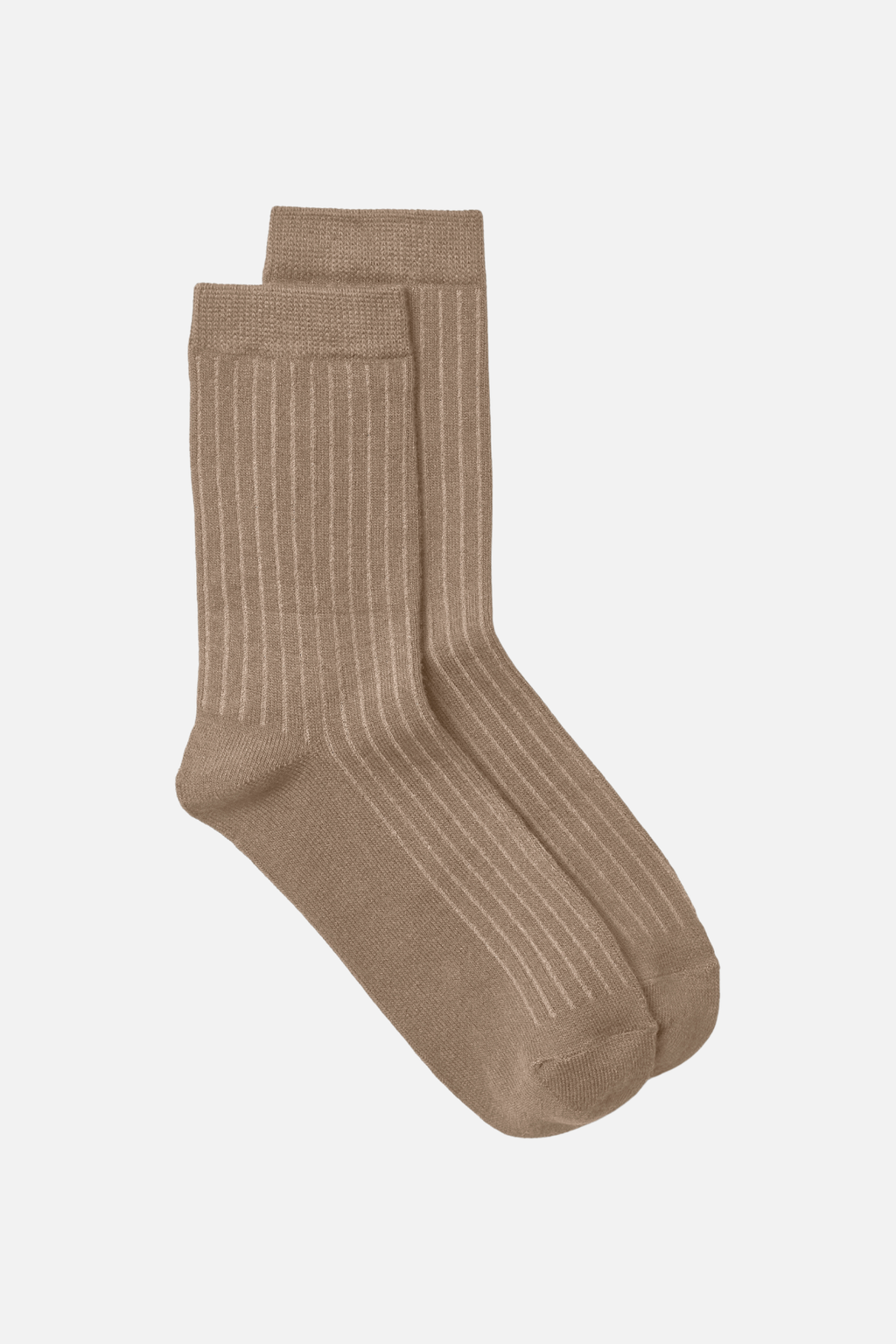 Chaussettes solides Cillie - fossile