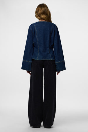 Chemise en jean Flora - Denim bleu foncé