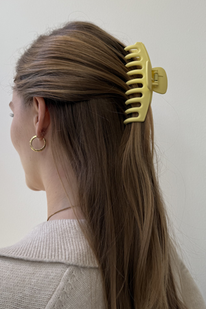 Clip à griffe - Jaune