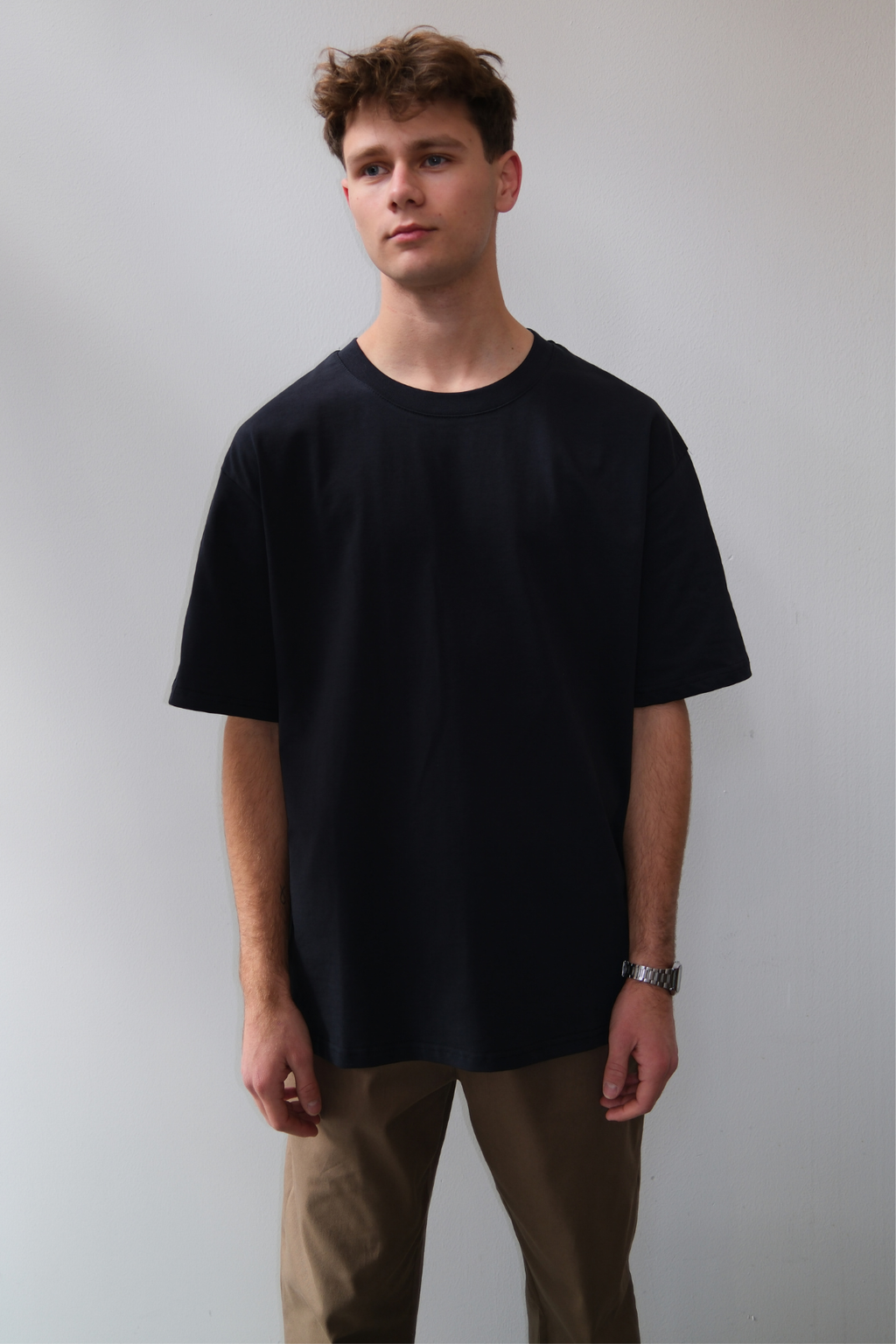 T-shirt Heavy Boxfit - Noir