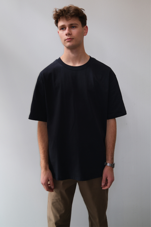 T-shirt Heavy Boxfit - Noir
