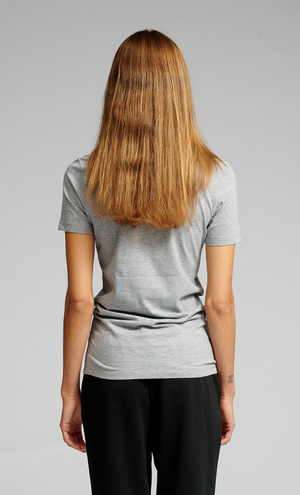 Fitted T-shirt - Oxford Grey