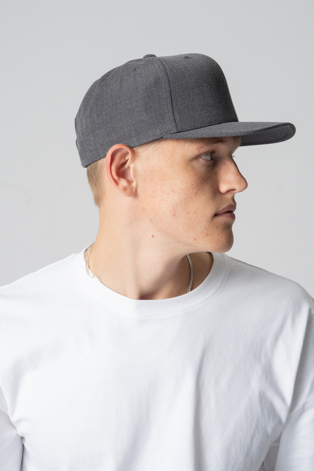 Classic Snapback - gris foncé/gris foncé