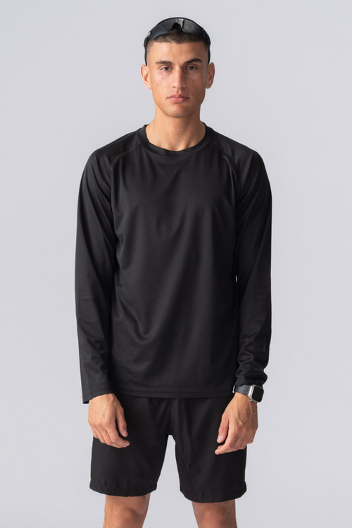 Long-sleeved Training T-shirt - Black