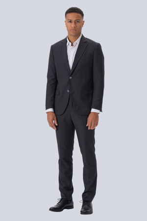 Premium Costume à poitrine unique (noir)