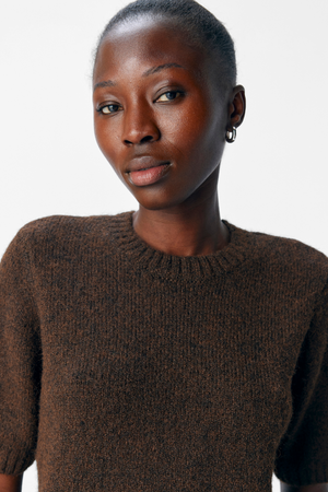 Pillumage en tricot Aggia S / S - Sceau brun