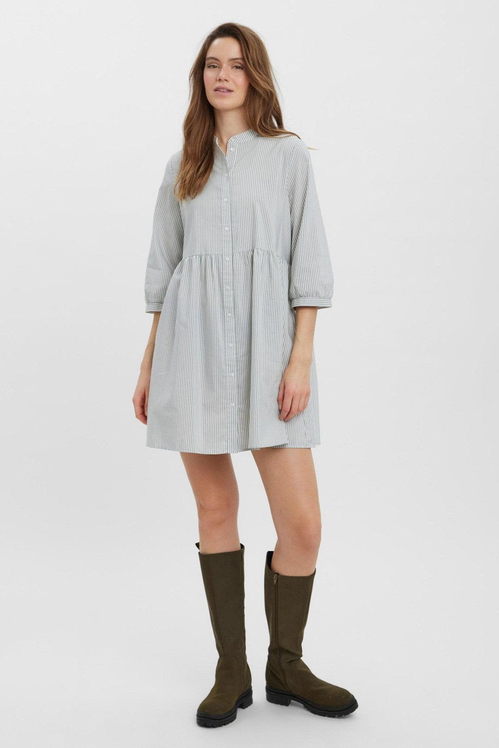 Robe Sisi 3/4 - vert