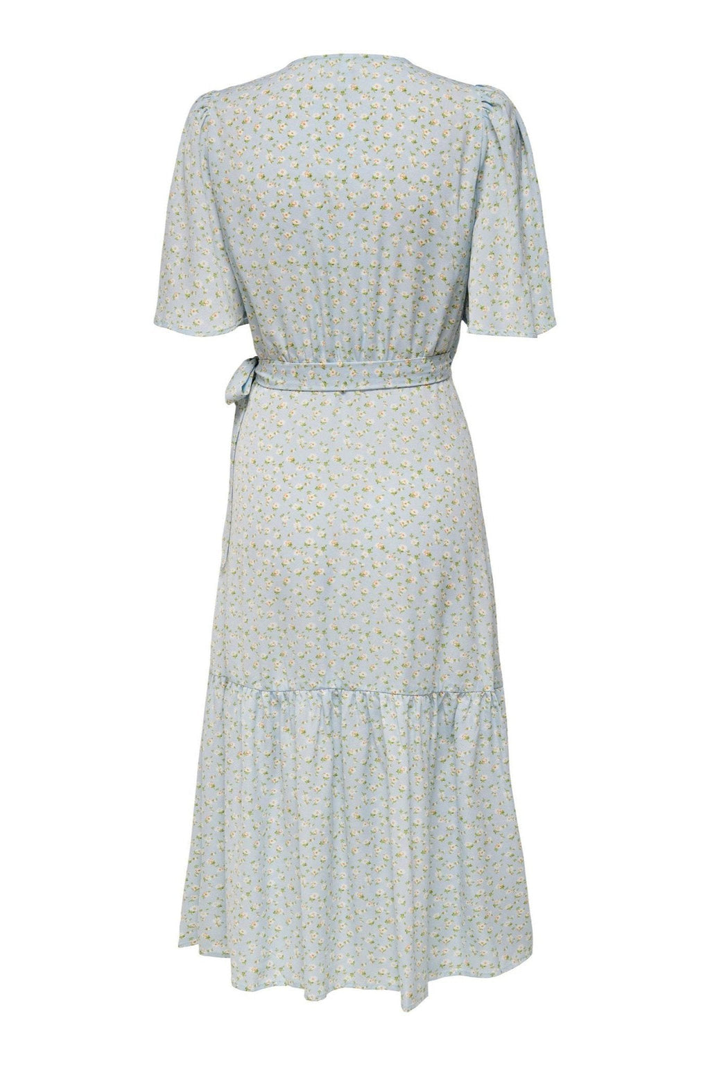 Dina 2/4 Robe enveloppée - Bleu