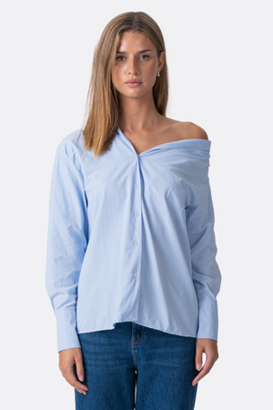 Serena Oversized Chemise - bleu clair