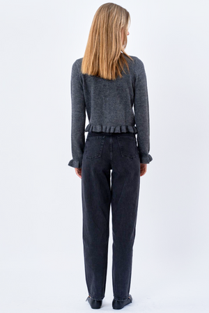 Cardigan Flora - Gris