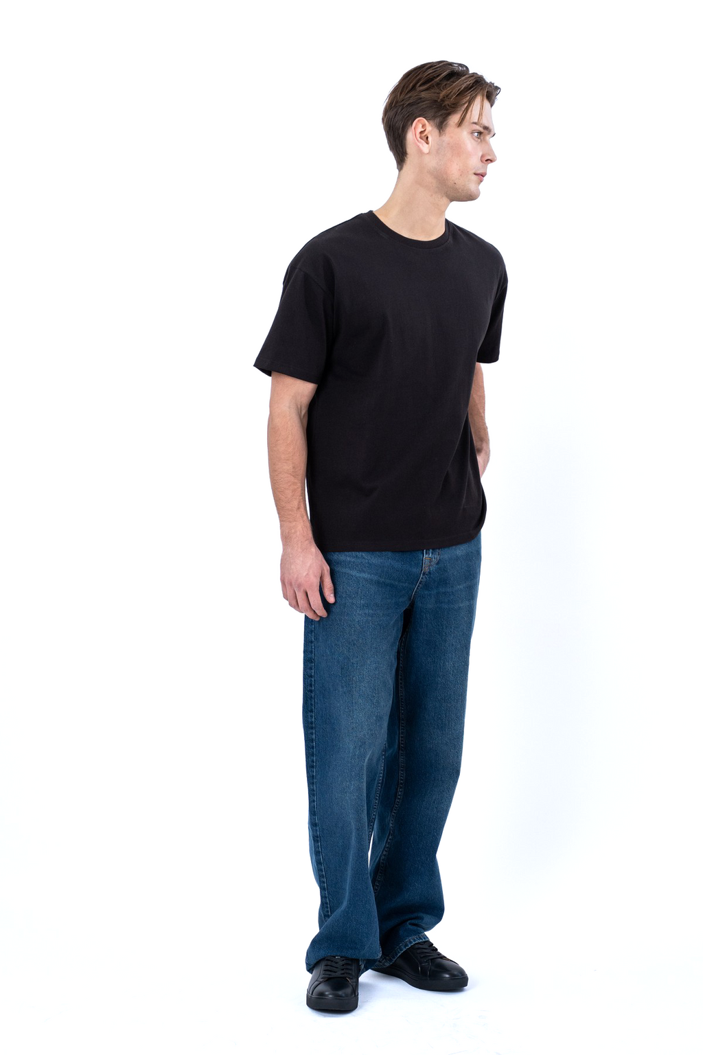 T-shirt boxy - Noir