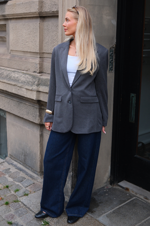 Blazer coupe classique - Gris foncé