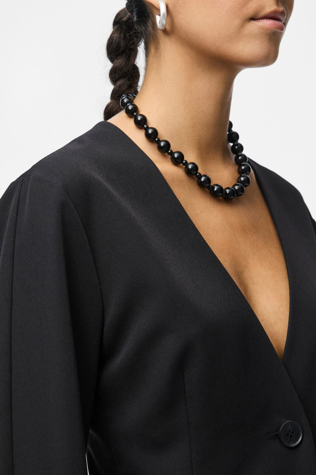 Kamil Fitted Blazer - Black