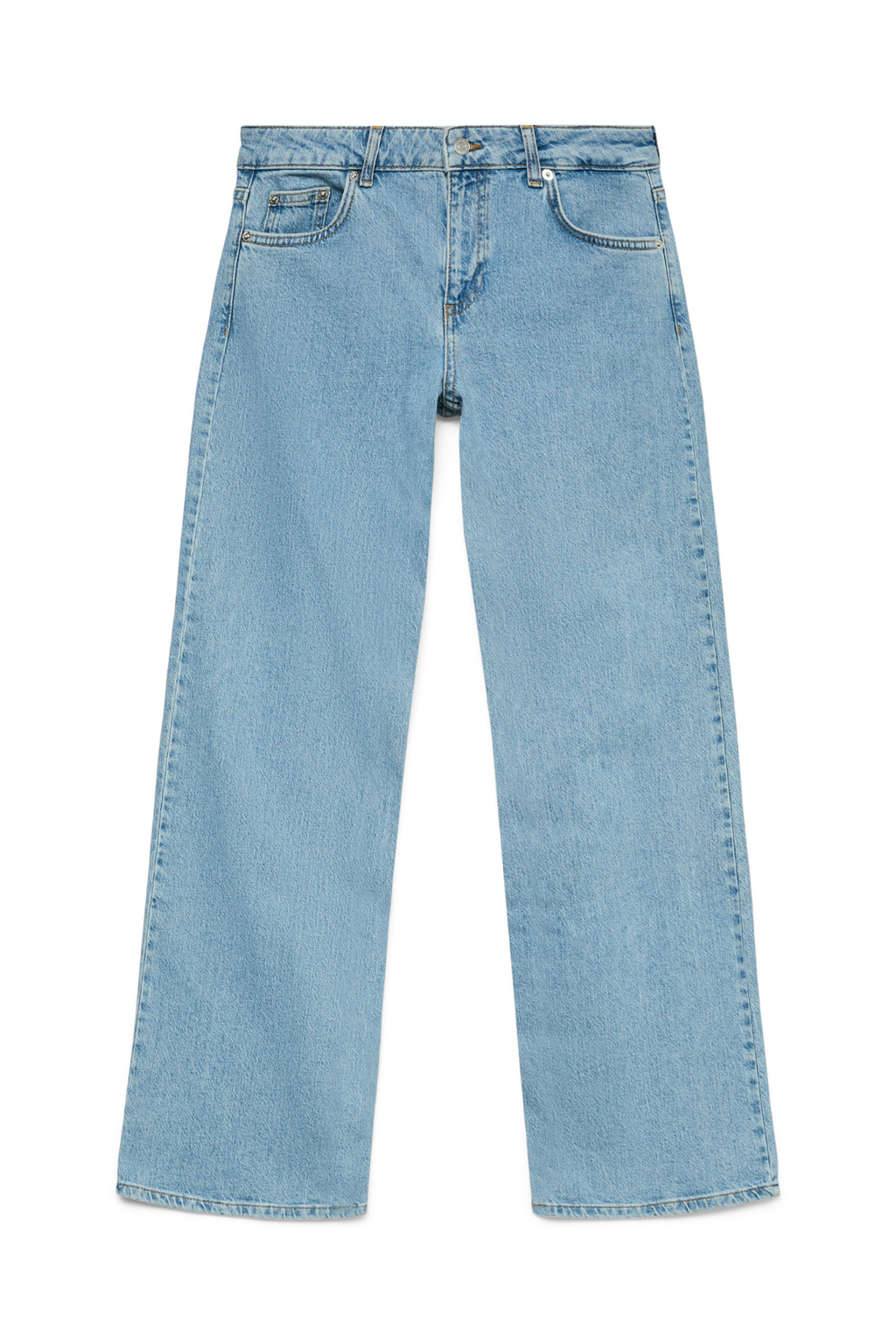 Alexis Low Waist Denim Jeans - Denim bleu clair