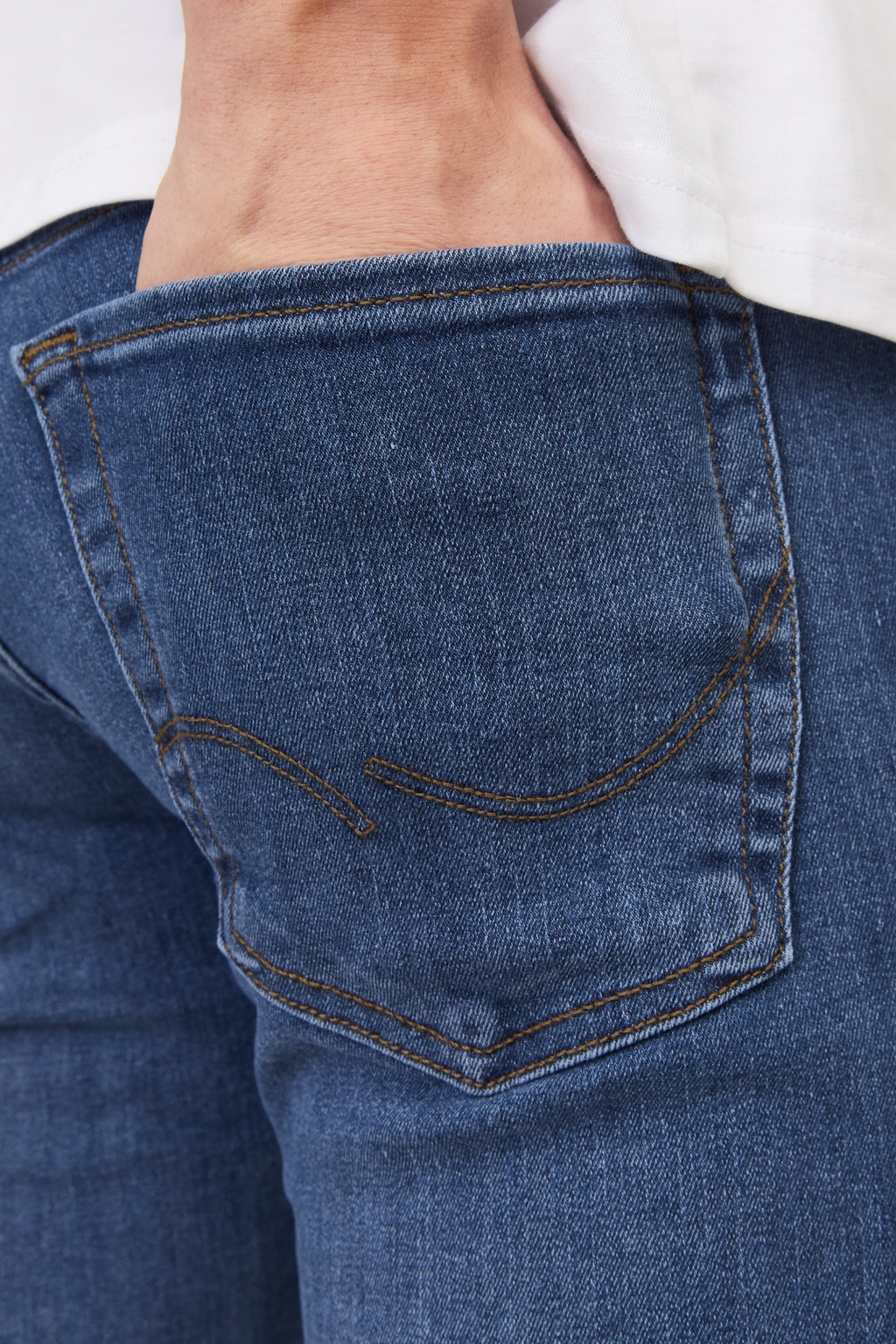 Glenn Stretch Jeans - Denim Blue (Slim Fit)