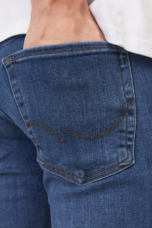 Glenn Stretch Jeans - Denim Blue (Slim Fit)