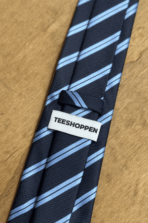 Tie - Black/Light Blue