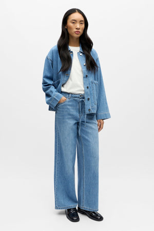Jean large Rosie - Denim bleu clair