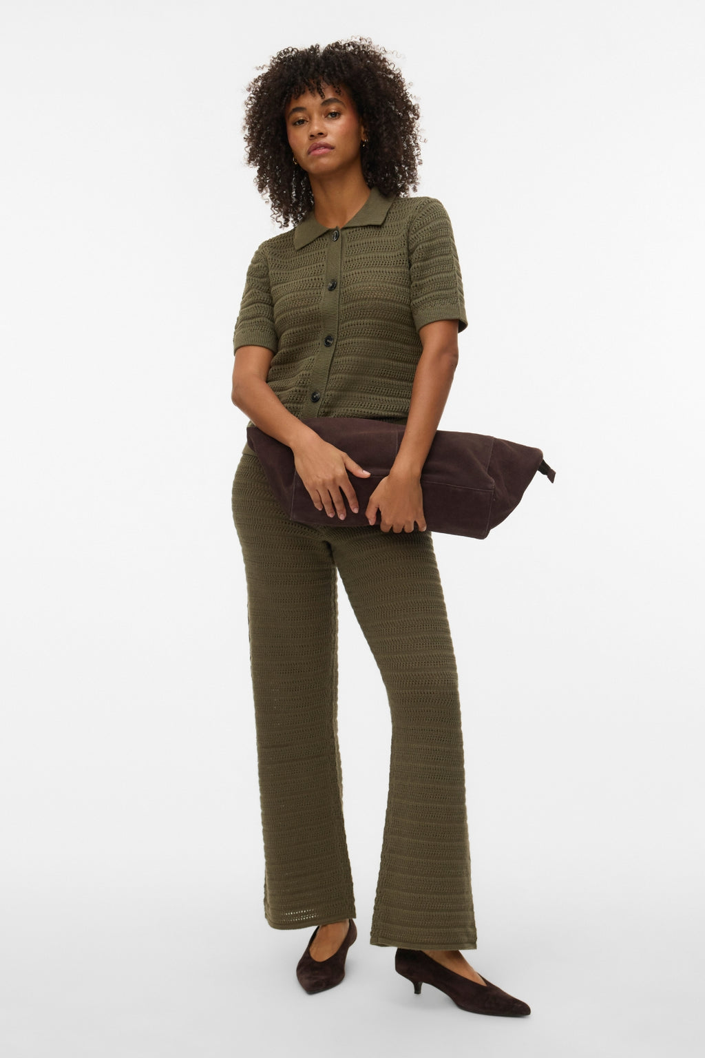 Hayley Poloneck Cardigan - Kalamata