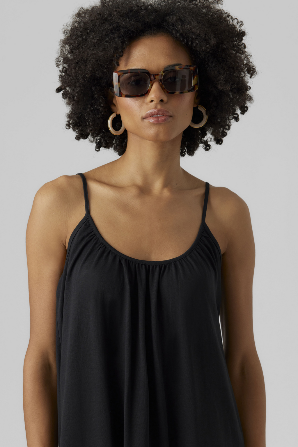 Robe de cheville de Luna Singlet - Black