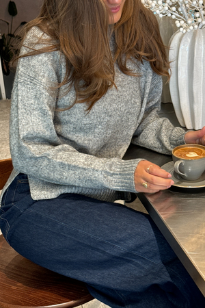 Emma Knit - Gris Clair Mélange